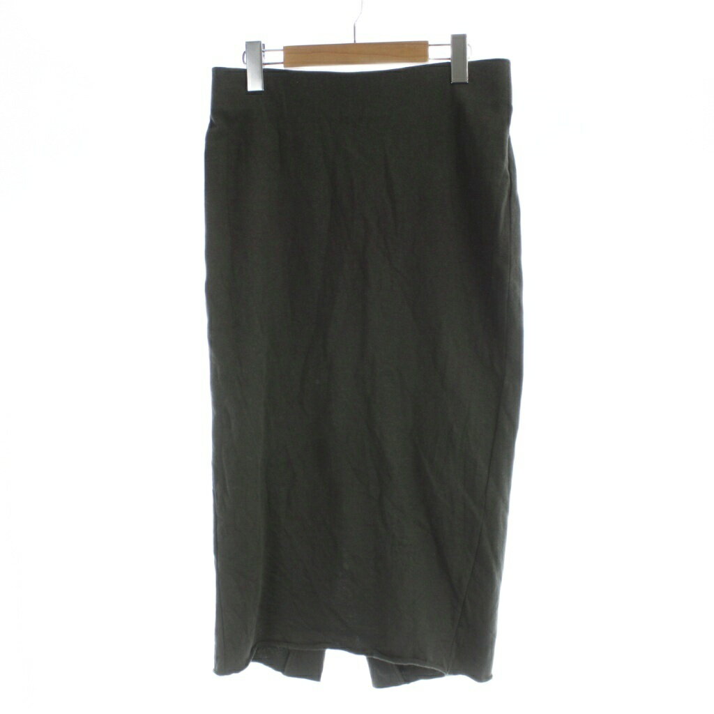 Rakuten - 【中古】ドゥーズィエムクラス DEUXIEME CLASSE 21SS Sweat スカート ロング 38 カーキ 無地 タイト 21060500705010 /AP レディース 【ベクトル 古着】 260410