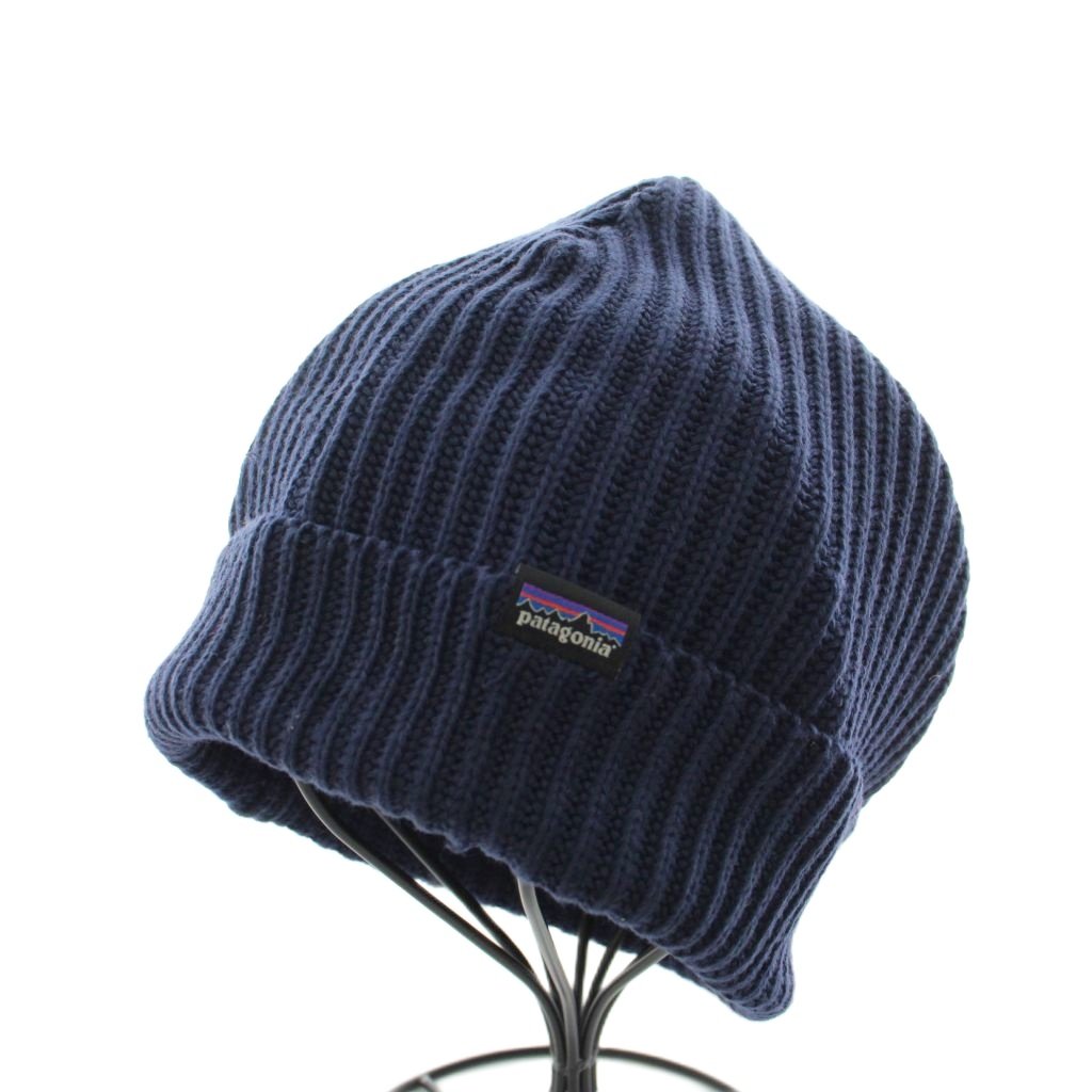 Cap, Hat - 【中古】パタゴニア Patagonia ニット帽 ニットキャップ ビーニー 帽子 紺 ネイビー /AN36 メンズ 【ベクトル 古着】 260422