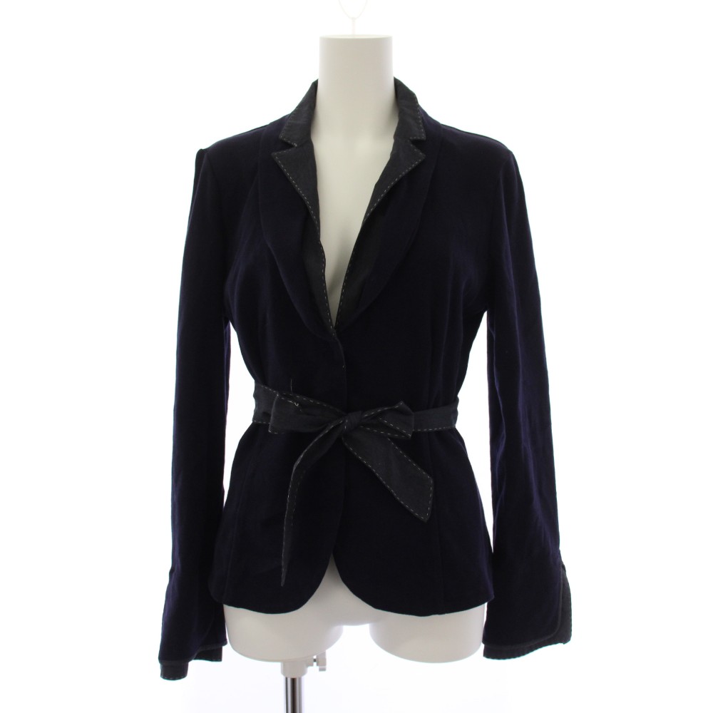 【中古】ブルネロクチネリ BRUNELLO CUCINELLI テーラードジャケット L 紺 DR54307 /BM レディース 【ベクトル 古着】 260409