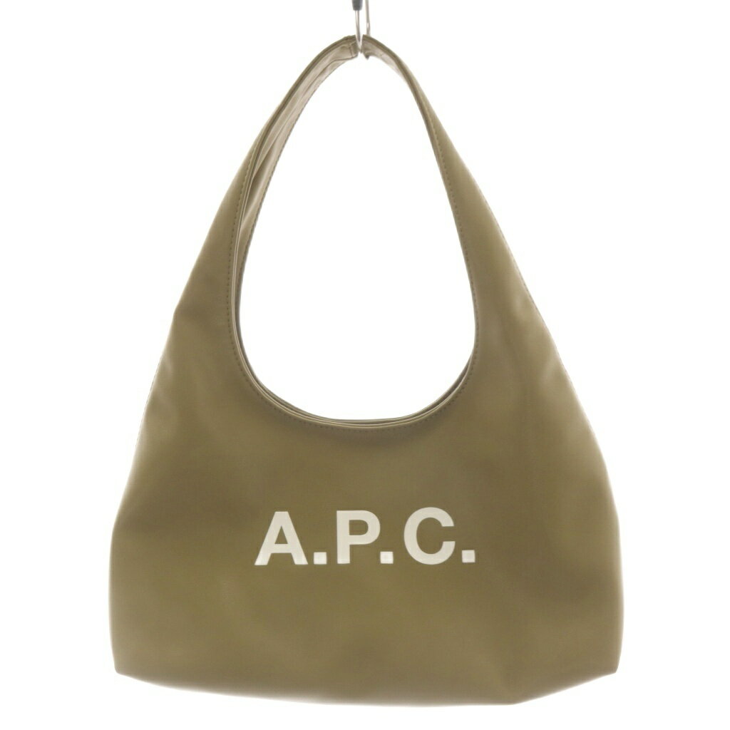 F, H, W - 【中古】アーペーセー A.P.C. Baby Ninon ハンドバッグ ロゴ カーキ /AN1 レディース 【ベクトル 古着】 260407