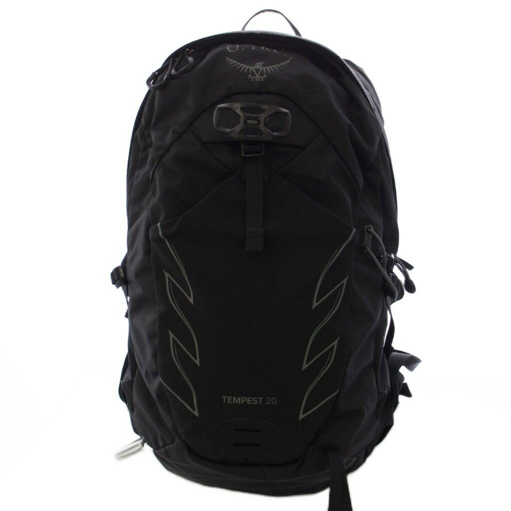 【中古】オスプレー OSPREY TEMPEST 20 リュックサック バックパック ナイロン 黒 /BM メンズ 【ベクトル 古着】 260408