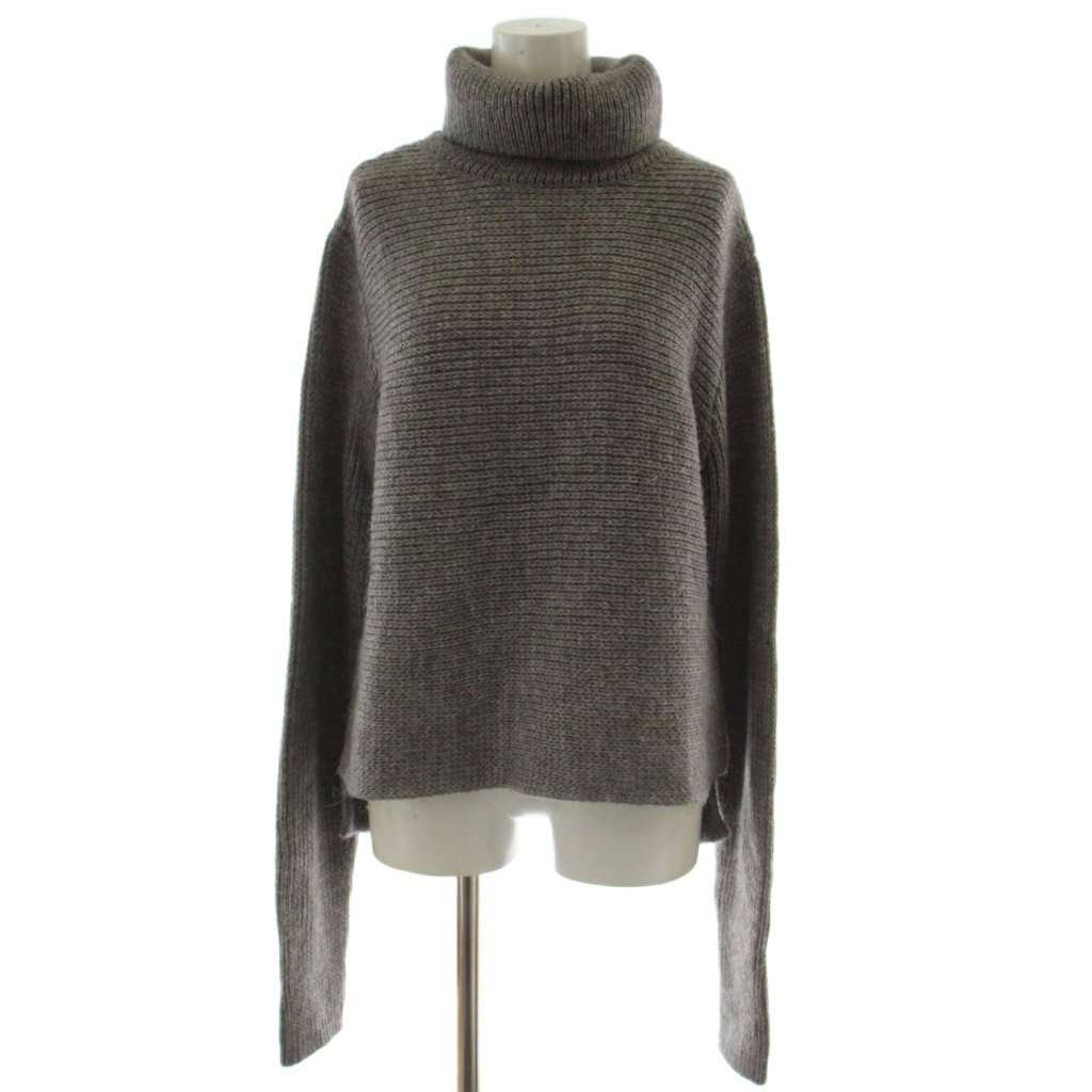 Rakuten - 【中古】ティーバイアレキサンダーワン T by Alexanderwang ニット セーター M グレー 長袖 タートルネック KRA3IA22059 /GG レディース 【ベクトル 古着】 260422