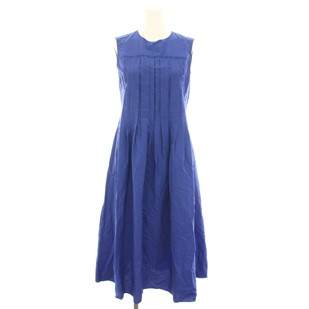樂天商城 - 【中古】アナイ ANAYI 24AW ナイロンタスランベアタックワンピース ロング ノースリーブ ペチコート 36 青 ブルー 10242714040 /YT レディース 【ベクトル 古着】 260409