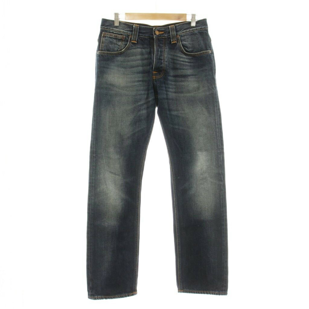 [중고] 누디 청바지 nudie jeans 데님 팬츠 청바지 스트레이트 버튼 플라이 USED 가공 32 인디고 NJ3784 /KU 남성 [벡터 헌옷] 260414