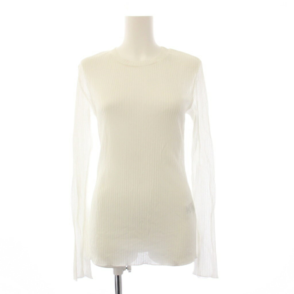 Three-Quarter - 【中古】ドゥーズィエムクラス DEUXIEME CLASSE エブリデイアイライク EVERYDAY I LIKE 25AW TOTAN Sheer Tシャツ カットソー 長袖 白 25070500805030 /KH レディース 【ベクトル 古着】 260412