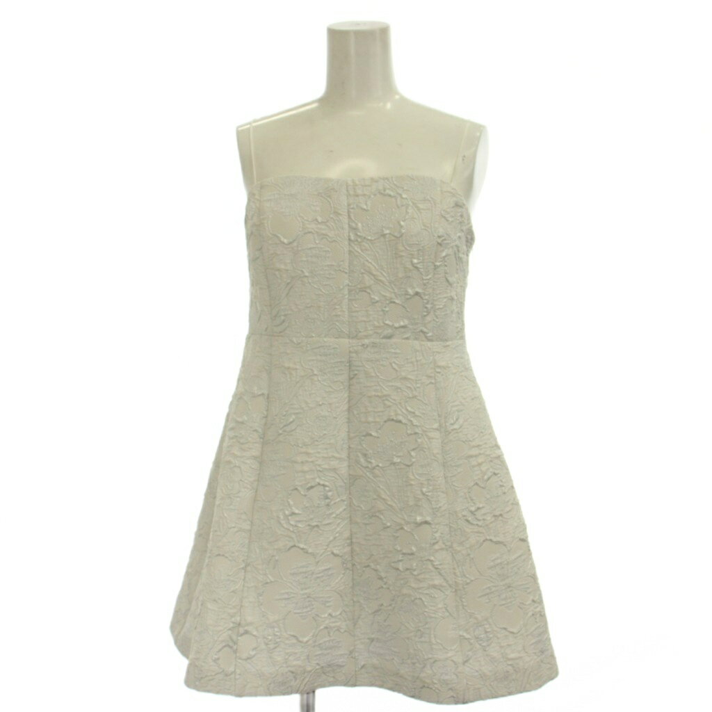 【中古】アメリヴィンテージ Ameri VINTAGE タグ付き 23SS MEDI 2WAY JACQUARD BARE TOP チューブトップ ベアトップ M 白 ホワイト ジャカード織り 02310490410 /GP レディース 【ベクトル 古着】 260414