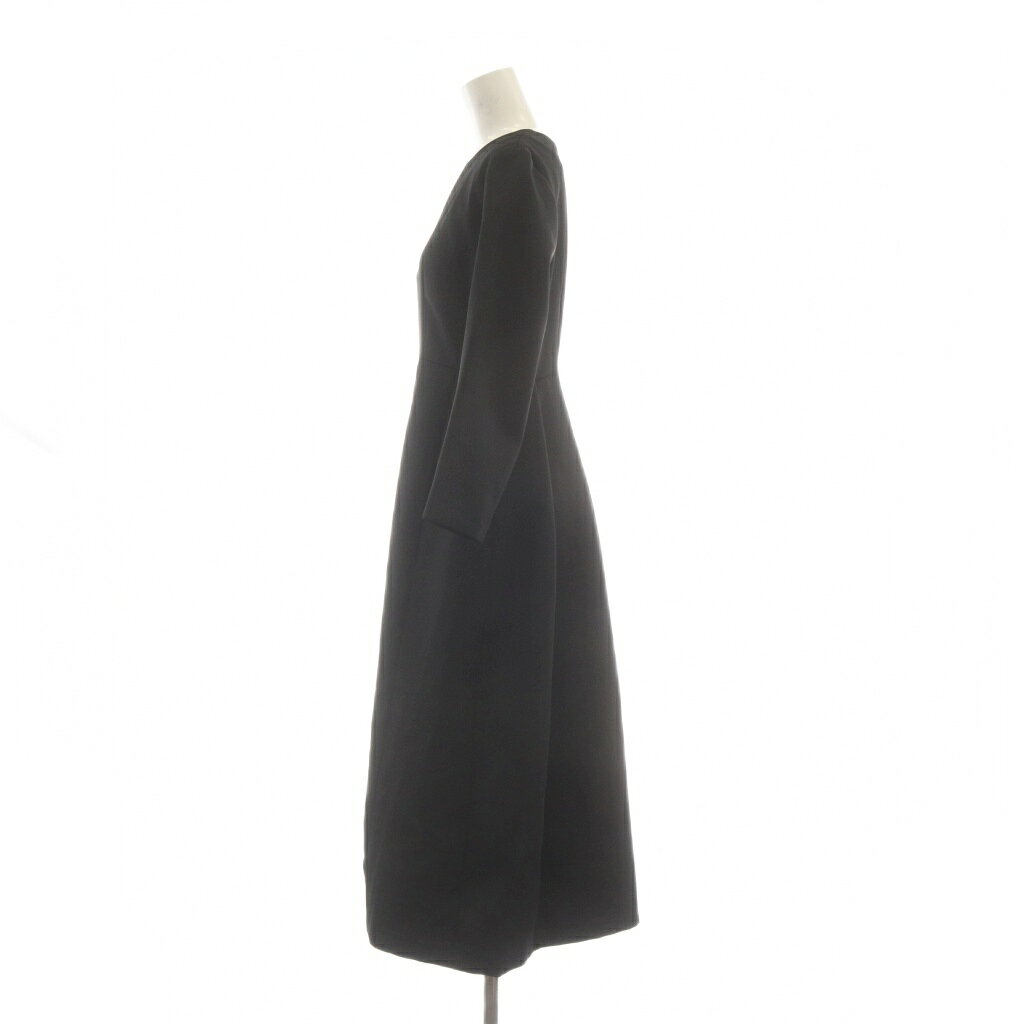 【中古】ミラオーウェン Mila Owen ワンピース 0 黒 ブラック 無地 ラウンドネック 長袖 /AU レディース 【ベクトル 古着】 260414 auc-vector-20861830 ブランド古着の買取販売ベクトル サンプル画像3