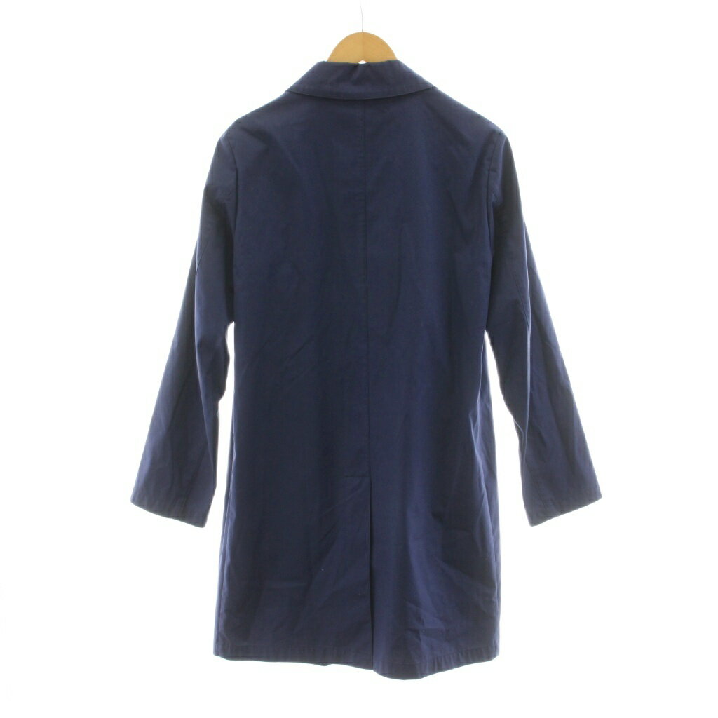 【中古】マッキントッシュ MACKINTOSH ロロピアーナ コットンステンカラーコート ミドル丈 36 青 ブルー EA /KU メンズ 【ベクトル 古着】 260415