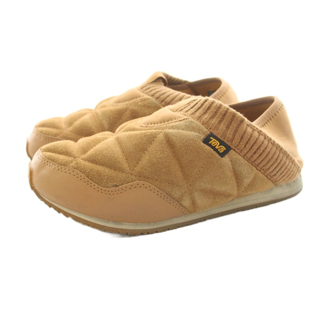 【中古】テバ Teva エンバーモック シェアリング スリッポン スエード US7 24cm 茶 ブラウン /KU ●D レディース 【ベクトル 古着】 260421