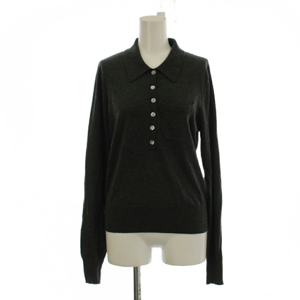 樂天商城 - 【中古】ザラ ZARA ニット セーター S 黒 ブラック 長袖 ハーフボタン /LP レディース 【ベクトル 古着】 260417