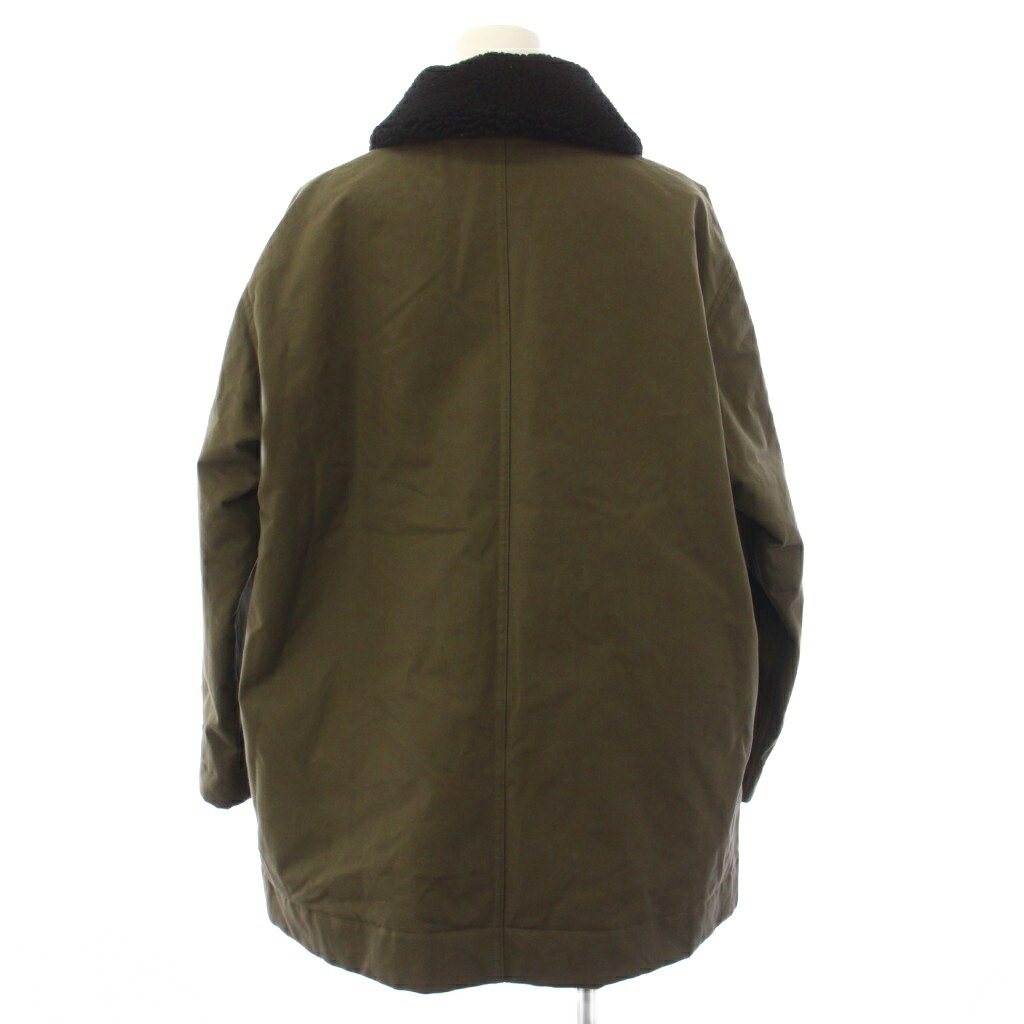 【中古】マーガレットハウエル MHL. 25FW DRY COTTON CANVAS COAT コート ミドル丈 衿ボア アウター 1 カーキ 5955210201 /AN25 レディース 【ベクトル 古着】 260417 auc-vector-20876986 ブランド古着の買取販売ベクトル サンプル画像3