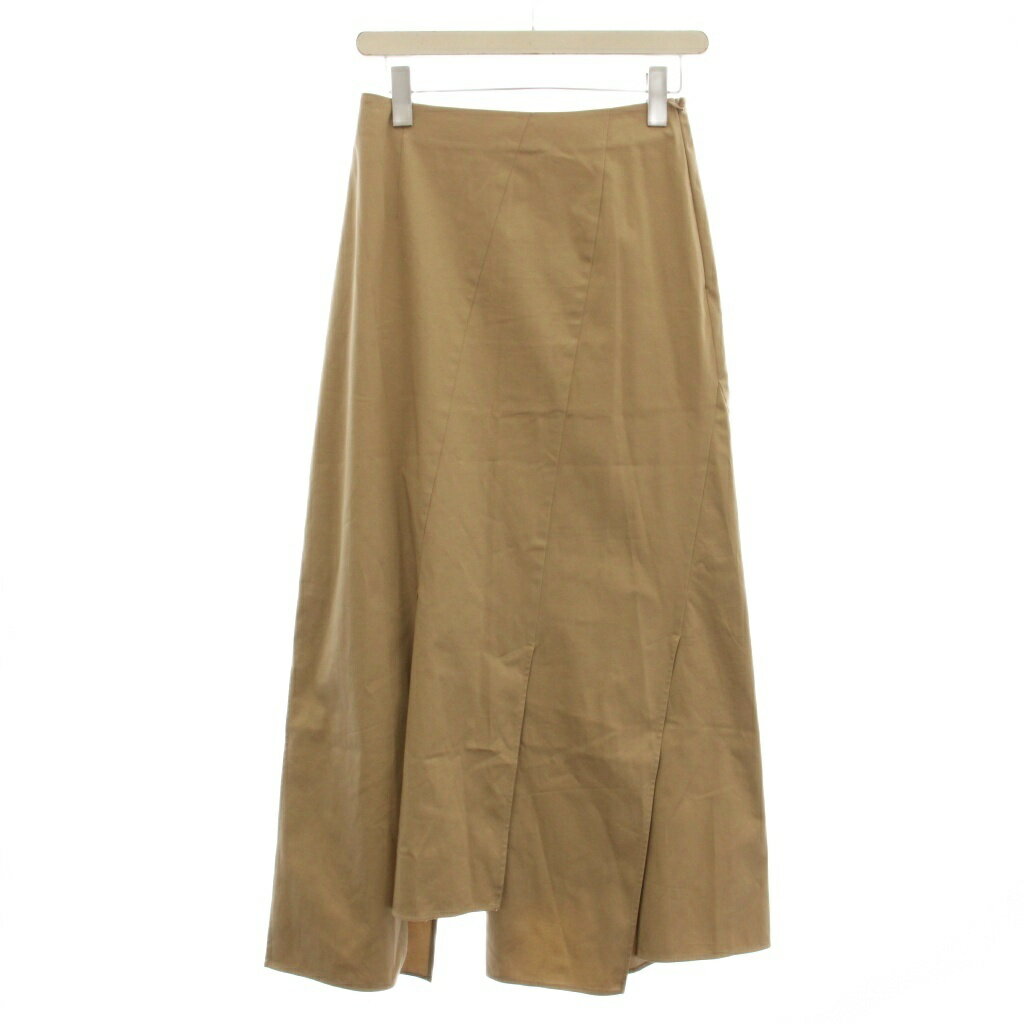 【中古】ルシェルブルー LE CIEL BLEU 21AW Split Hem Maxi Skirt スリット スカート ロング 38 ベージュ 23A67102 /☆G レディース 【ベクトル 古着】 260415