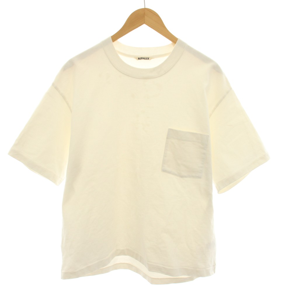 【新品未使用】AURALEE カットソー AURALEE（オーラリー） カットソー ロンT 長袖 Tシャツ LUSTER