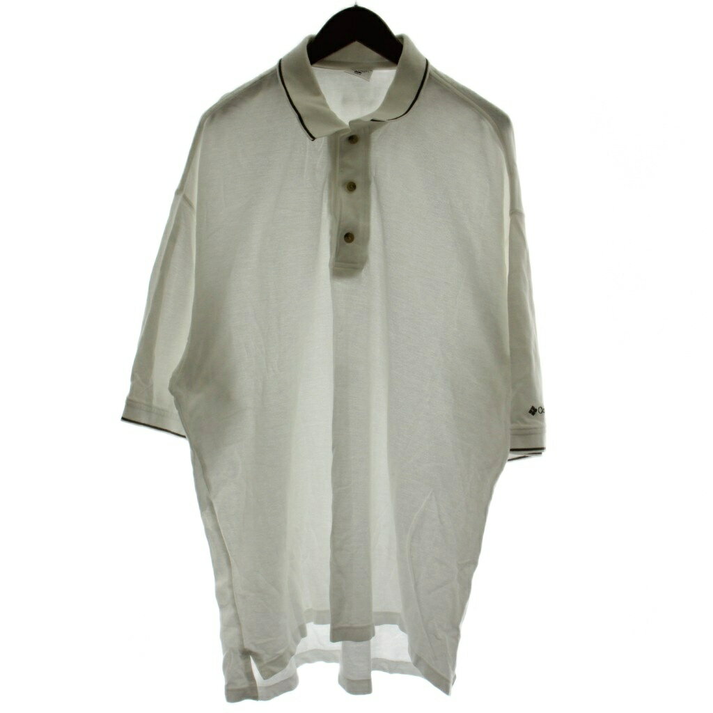 Rakuten - 【中古】コロンビア Columbia ポロシャツ XL 白 ホワイト 半袖 ポロ襟 ライン入り /GG メンズ 【ベクトル 古着】 260418