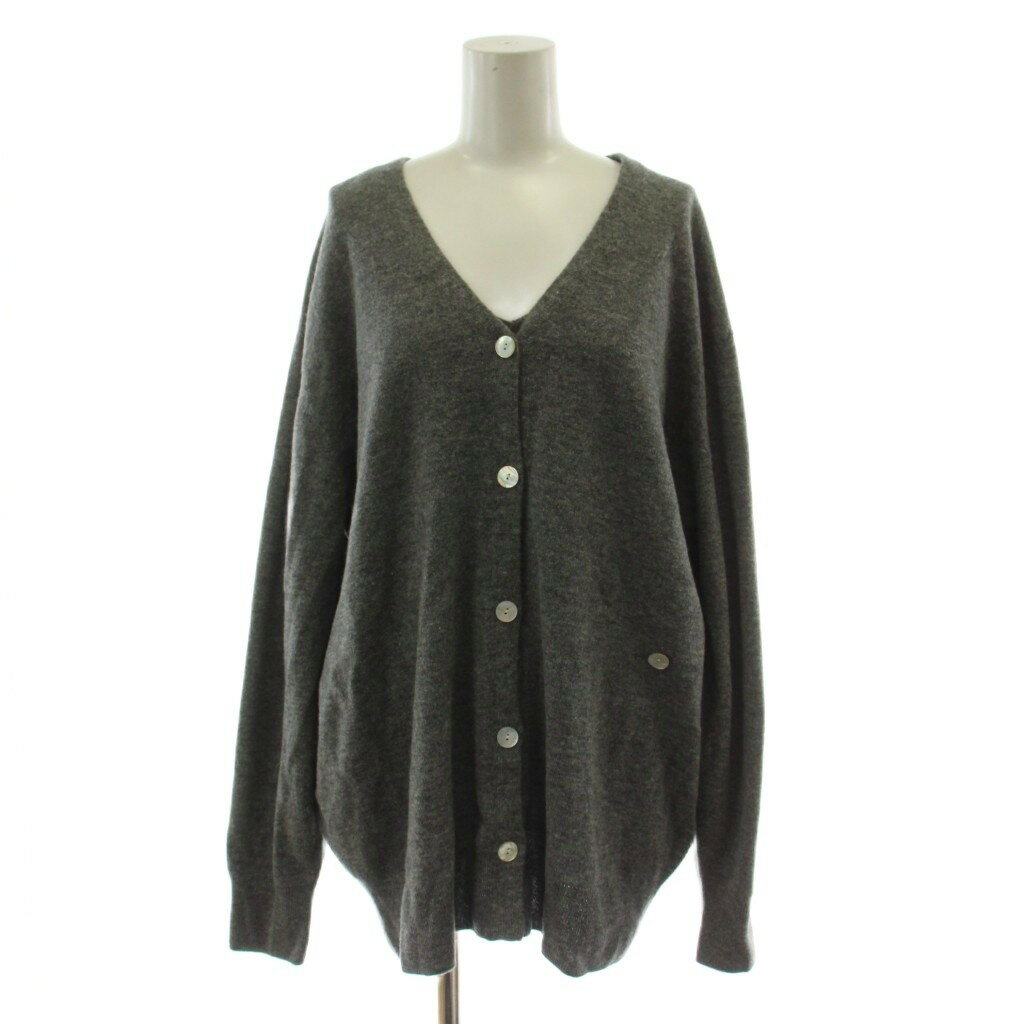 Ensembles - 【中古】未使用品 ノーリーズ Nolley's アンサンブルニット カーディガン ノースリーブ F グレー 長袖 無地 40036602005 /GG レディース 【ベクトル 古着】 260422