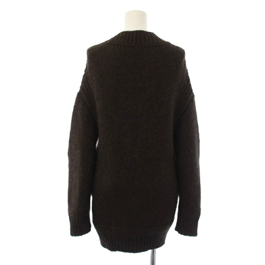 【中古】23区 オンワード樫山 チャンキー ニットアウター ジャケット ウール 38 ブラウン KRWONW0463 /BM レディース 【ベクトル 古着】 260421 auc-vector-20894429 ブランド古着の買取販売ベクトル サンプル画像3