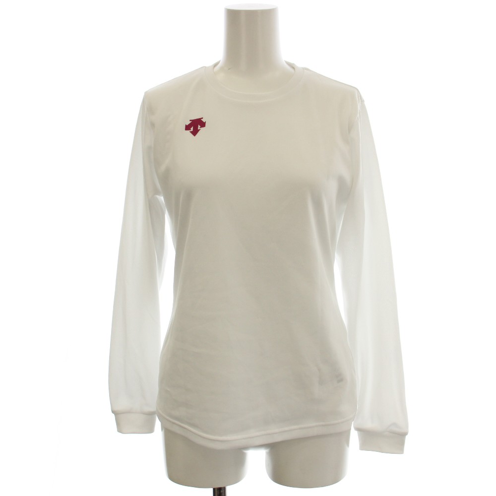 樂天商城 - 【中古】デサント DESCENTE ゴルフウェア ロンT 長袖 インナーウェア カットソー Tシャツ M 白 ホワイト /☆G レディース 【ベクトル 古着】 260423