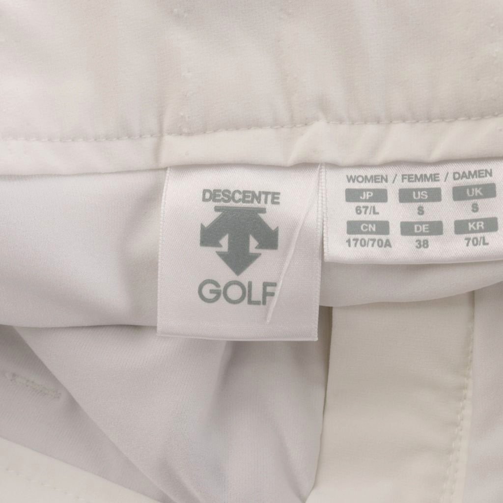 ブランド古着の買取販売ベクトルの【中古】デサント DESCENTE GOLF ゴルフ キュロット スカート L 白 ホワイト ミニ丈 /AU レディース 【ベクトル 古着】 260424｜アングル3