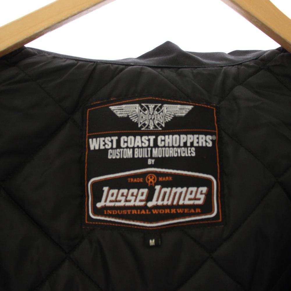 【中古】JESSE JAMES ウエストコースト・チョッパーズ WEST COAST CHOPPERS ワークジャケット ジップアップ 中綿 M 黒 WCCJS054ZW /BM メンズ 【ベクトル 古着】 260423 auc-vector-20885654 ブランド古着の買取販売ベクトル サンプル画像3