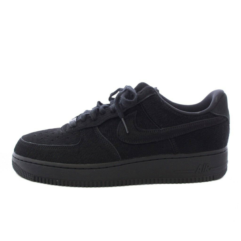 未使用品 ナイキ NIKE Women's Air Force 1 Low Pony Hair/Black スニーカー シューズ US12 黒 ブラック II7398-001 /TK レディース 260429