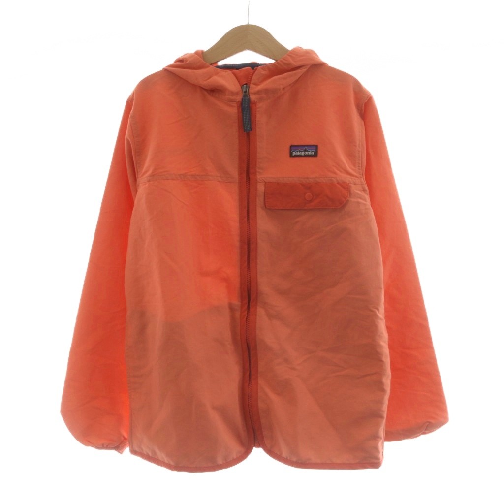 Blousons, Jumpers - 【中古】未使用品 パタゴニア Patagonia 24SS バギーズジャケット パーカー ジップアップ L 12 オレンジ 64233 /AN43 キッズ 【ベクトル 古着】 260511
