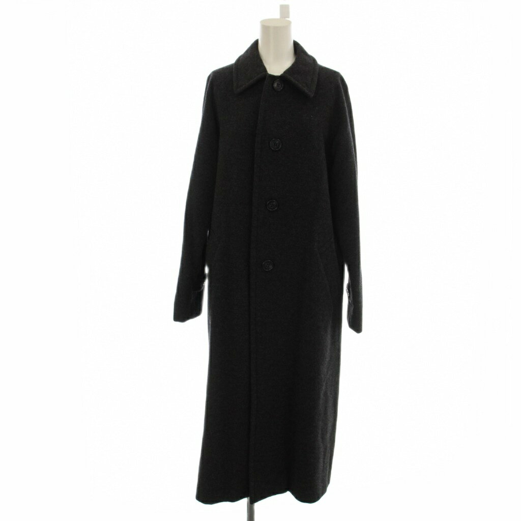乐天商城 - 【中古】イエナ IENA ステンカラーコート グレー 無地 長袖 /LP レディース 【ベクトル 古着】 260427