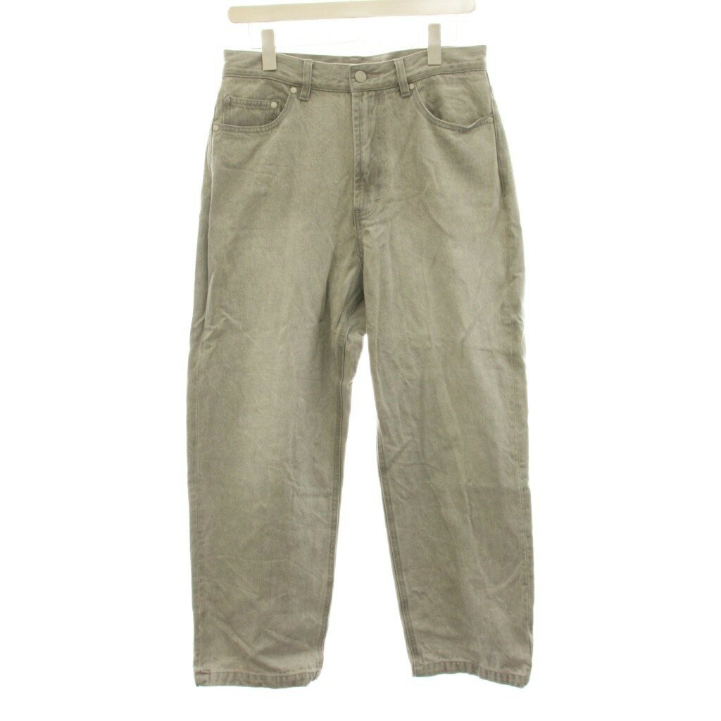 [Used] INHERIT Denim Pants Jeans Straight S Gray /KU ■MA Men's [Vector Used Clothing] 260427