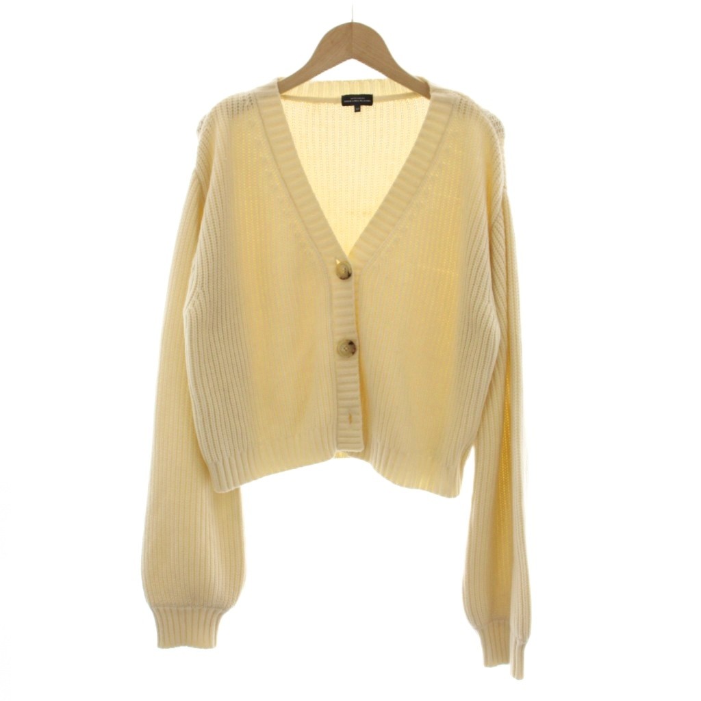 【中古】グリーンレーベルリラクシング ユナイテッドアローズ green label relaxing カーディガン 上着 子ども服 女の子 160 ベージュ Vネック 長袖 リブ編み /LP ■MA キッズ 【ベクトル 古着】 260428