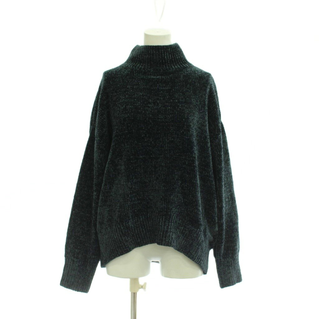 【中古】ナノユニバース nano universe カットソー F 紺 長袖 ハイネック リブ編み /JP レディース 【ベクトル 古着】 260428 auc-vector-20899773 ブランド古着の買取販売ベクトル パッケージ画像