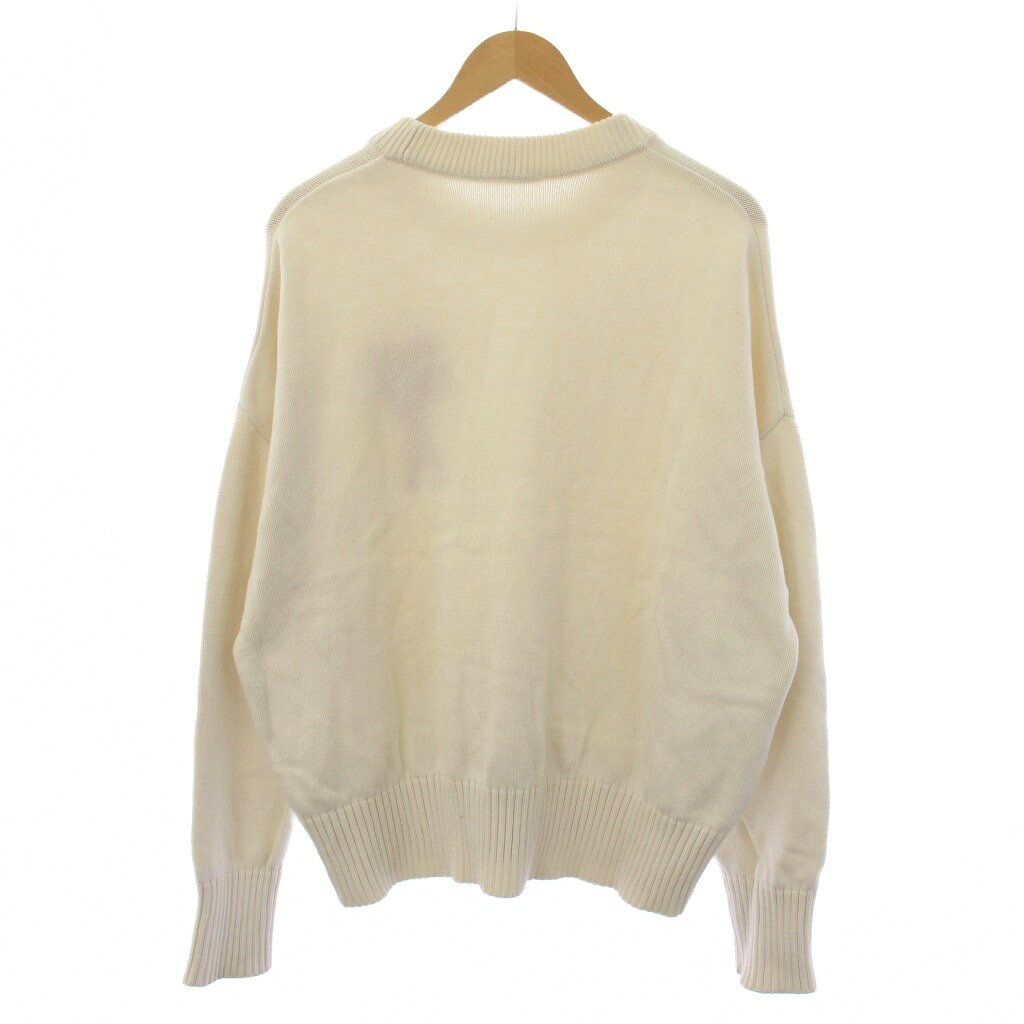 【中古】アミ アレクサンドル マテュッシ ami alexandre mattiussi ハートAロゴクルーネックニット カットソー 長袖 M 白 A21HK009.016 /BM メンズ レディース 【ベクトル 古着】 260428 auc-vector-20897247 ブランド古着の買取販売ベクトル サンプル画像2