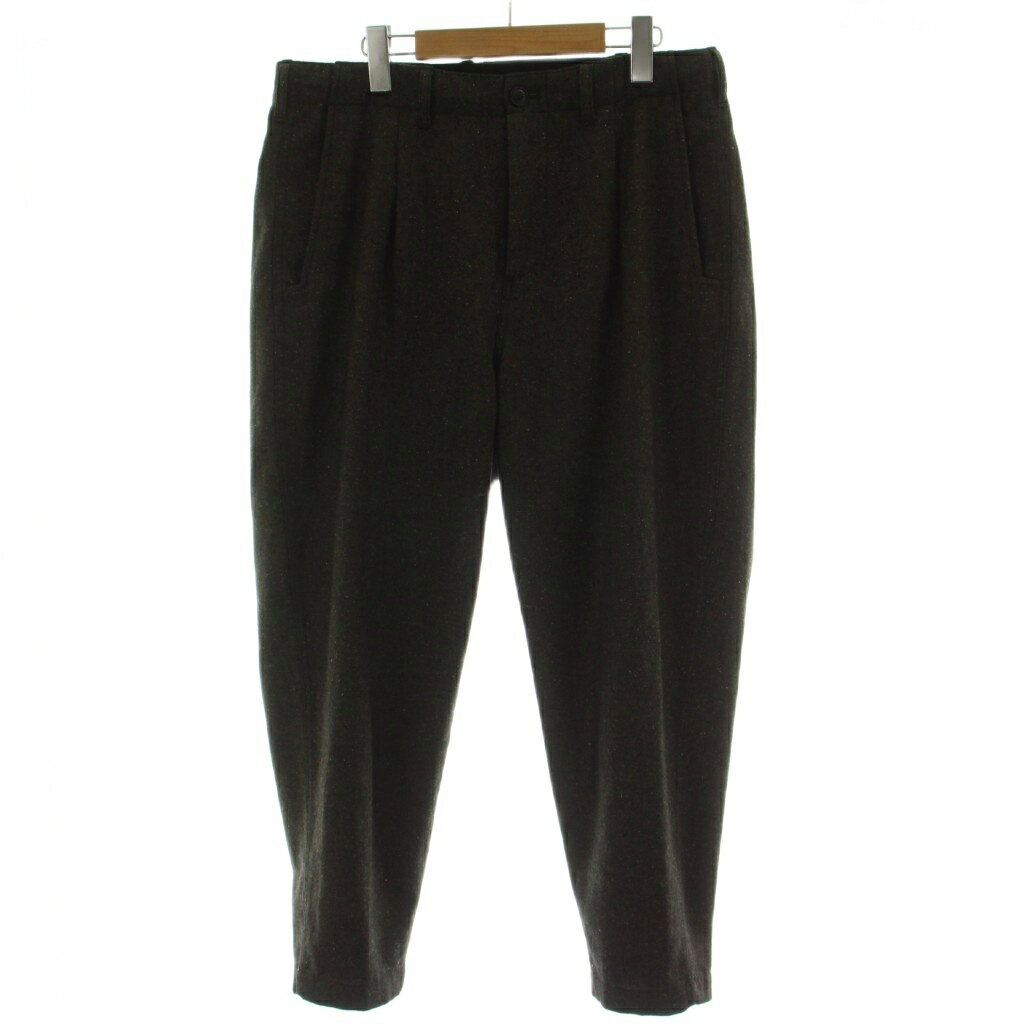 【中古】エフエーティー FAT パンツ スラックス ウール SKINNY チャコールブラウン 長ズボン フルレングス F32020-PN08-AB /GG メンズ 【ベクトル 古着】 260506