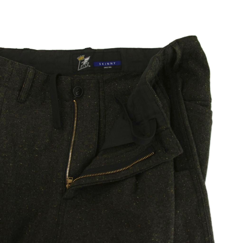 ブランド古着の買取販売ベクトルの【中古】エフエーティー FAT パンツ スラックス ウール SKINNY チャコールブラウン 長ズボン フルレングス F32020-PN08-AB /GG メンズ 【ベクトル 古着】 260506｜アングル3