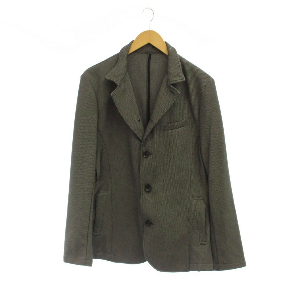 Rakuten - 【中古】エムケーミッシェルクランオム MK MICHEL KLEIN HOMME ジャケット 48 グレー 総柄 ノッチドラペル 長袖 /JP メンズ 【ベクトル 古着】 260505