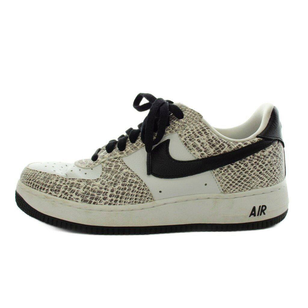 ナイキ NIKE エアフォース ロー ココア スネーク Air Force 1 Low Cocoa Snake スニーカー シューズ US8 26.0cm グレー 黒 ブラック 845053-104 /AN30 メンズ 260521