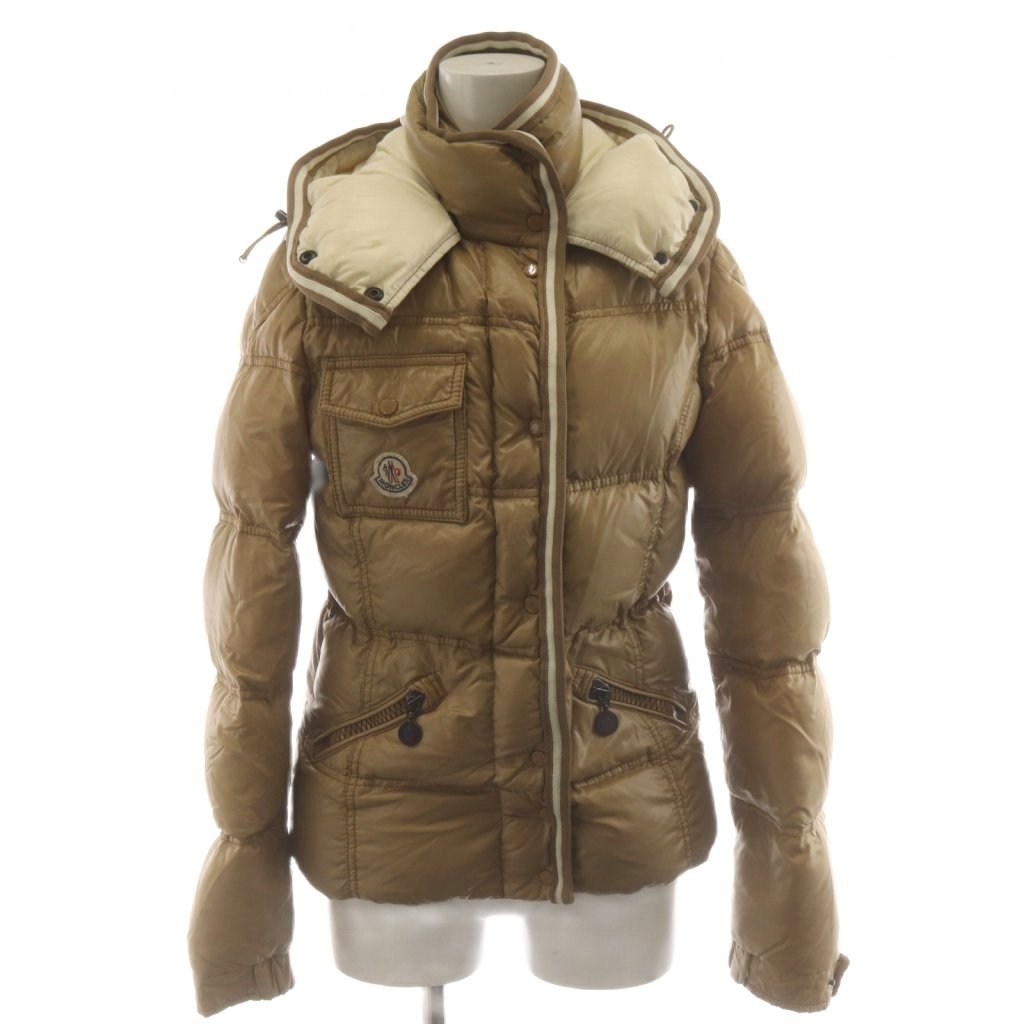 【中古】モンクレール MONCLER クインシー QUINCY ダウンジャケット フード ワッペン  ...
