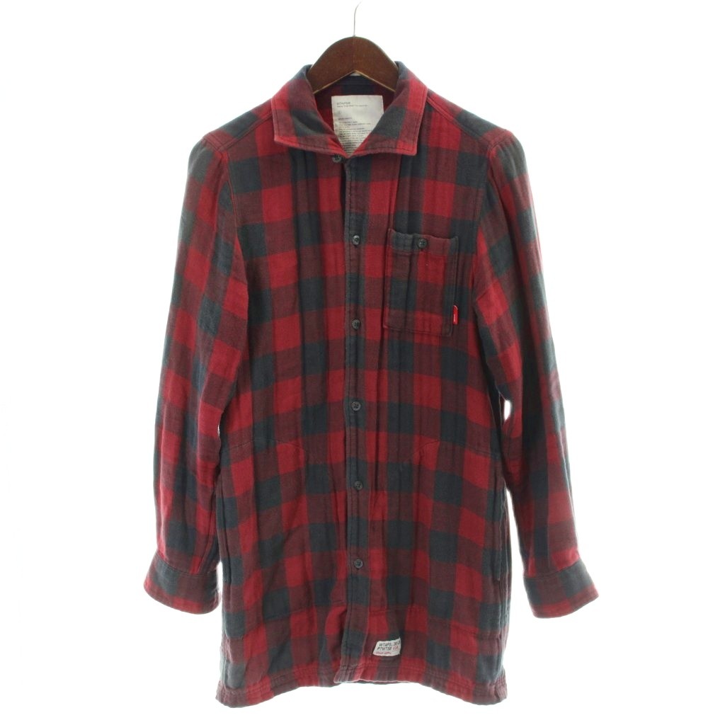 【中古】ダブルタップス WTAPS シャツ 1 赤 レッド グレー チェック柄 長袖 胸ポケット 111GWDT-SHM03 /AP メンズ 【ベクトル 古着】 260511ブランドダブルタップス WTAPS表記サイズ1実寸サイズ肩幅：約38cm　身幅：約44.5cm　着丈：約82cm　袖丈：約61.5cm　　素材綿色赤 レッド グレー状態首周りに黄ばみがあり、ケアタグが取れかけておりますが、その他に目立ったダメージはなく、問題なくご使用いただける商品です。 ※あくまでも中古品ですので掲載写真や記載内容をご確認いただき、ご理解の上ご購入ください。付属品替えボタン備考品番:111GWDT-SHM03商品のお問い合わせの回答を休止しております。＊各商品ページの商品詳細等をご確認の上ご購入ください。【中古】ダブルタップス WTAPS シャツ 1 赤 レッド グレー チェック柄 長袖 胸ポケット 111GWDT-SHM03 /AP メンズ 【ベクトル 古着】 260511状態ランク　”AB”詳細については、下記および「状態ランクについて」ページをご覧ください。未使用・新品の商品ほぼ新品同様の商品使用感が少なく、かなり状態の良い商品使用感はあるが、傷や汚れの少ない商品使用感の他、傷や汚れが見られる商品かなり大きな傷みがある難あり商品※S〜CランクはUSED品となりますので、使用感をご理解の上でご入札下さい。状態ランクについてinformationブランドダブルタップス WTAPS表記サイズ1実寸サイズ肩幅：約38cm　身幅：約44.5cm　着丈：約82cm　袖丈：約61.5cm　　素材綿色赤 レッド グレー状態首周りに黄ばみがあり、ケアタグが取れかけておりますが、その他に目立ったダメージはなく、問題なくご使用いただける商品です。 ※あくまでも中古品ですので掲載写真や記載内容をご確認いただき、ご理解の上ご購入ください。付属品替えボタン備考品番:111GWDT-SHM03商品のお問い合わせの回答を休止しております。＊各商品ページの商品詳細等をご確認の上ご購入ください。本商品は一点物です他サイトや店舗にて販売している商品です。多少のお時間差にて欠品になることもございます。予めご了承頂ますようお願い致します。ベクトル・サイズガイドはこちらこの商品と同じブランドの商品を見る
