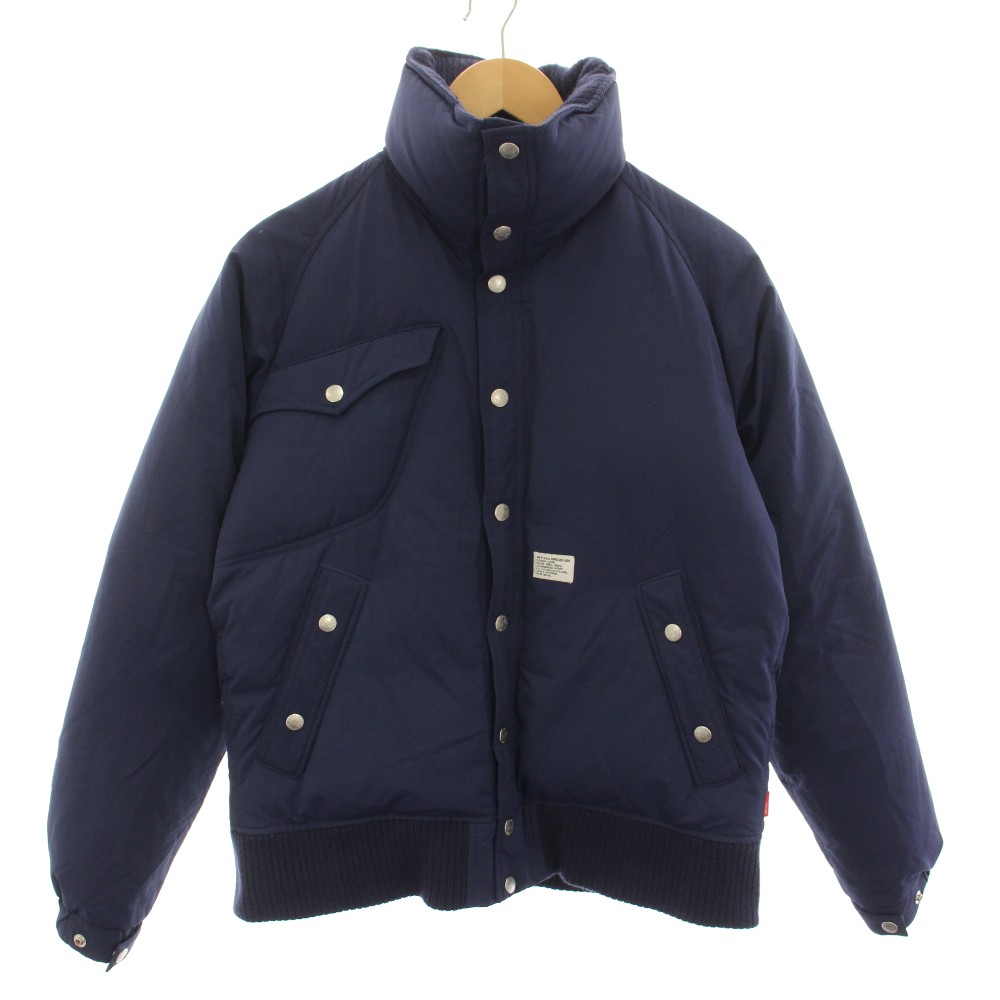 ダブルタップス WTAPS ロクデナシジャケットフィールドナイロンタフタ ROKUDENASHI JACKET FIELD NYLON TAFFETA ダウンジャケット アウター 紺 ネイビー 102GWDT-JKM01 /YT メンズ  260508