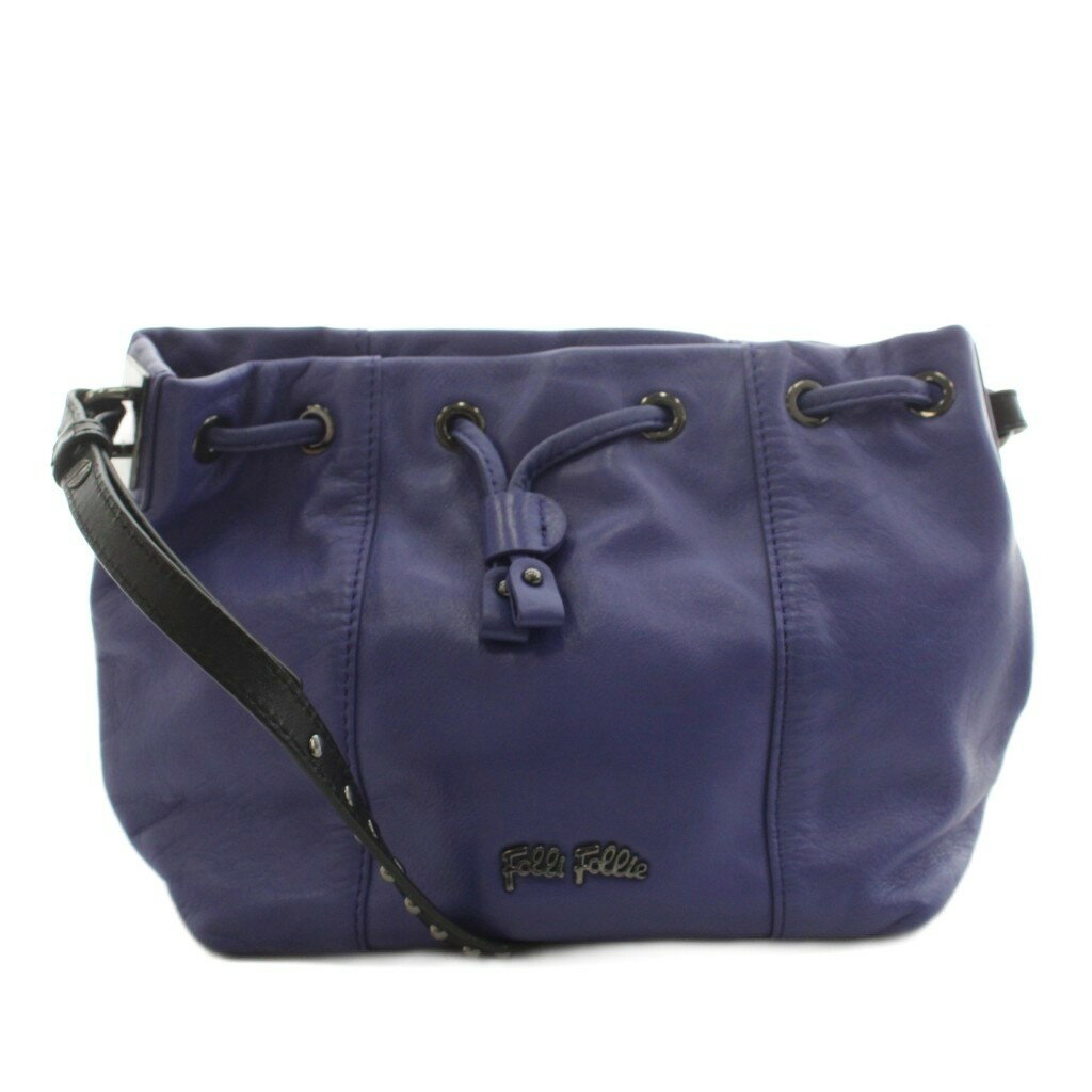 樂天商城 - 【中古】フォリフォリ Folli Follie ショルダーバッグ レザー 紫 パープル /AN40 レディース 【ベクトル 古着】 260508