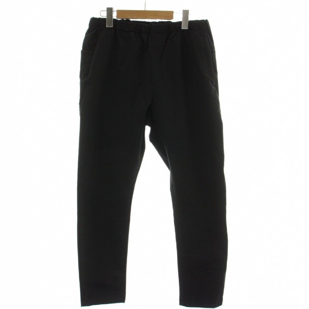 Slacks - 【中古】コロンビア Columbia ナイロンパンツ イージーパンツ L 黒 長ズボン 無地 ウエストゴム フルレングス /GG メンズ 【ベクトル 古着】 260511