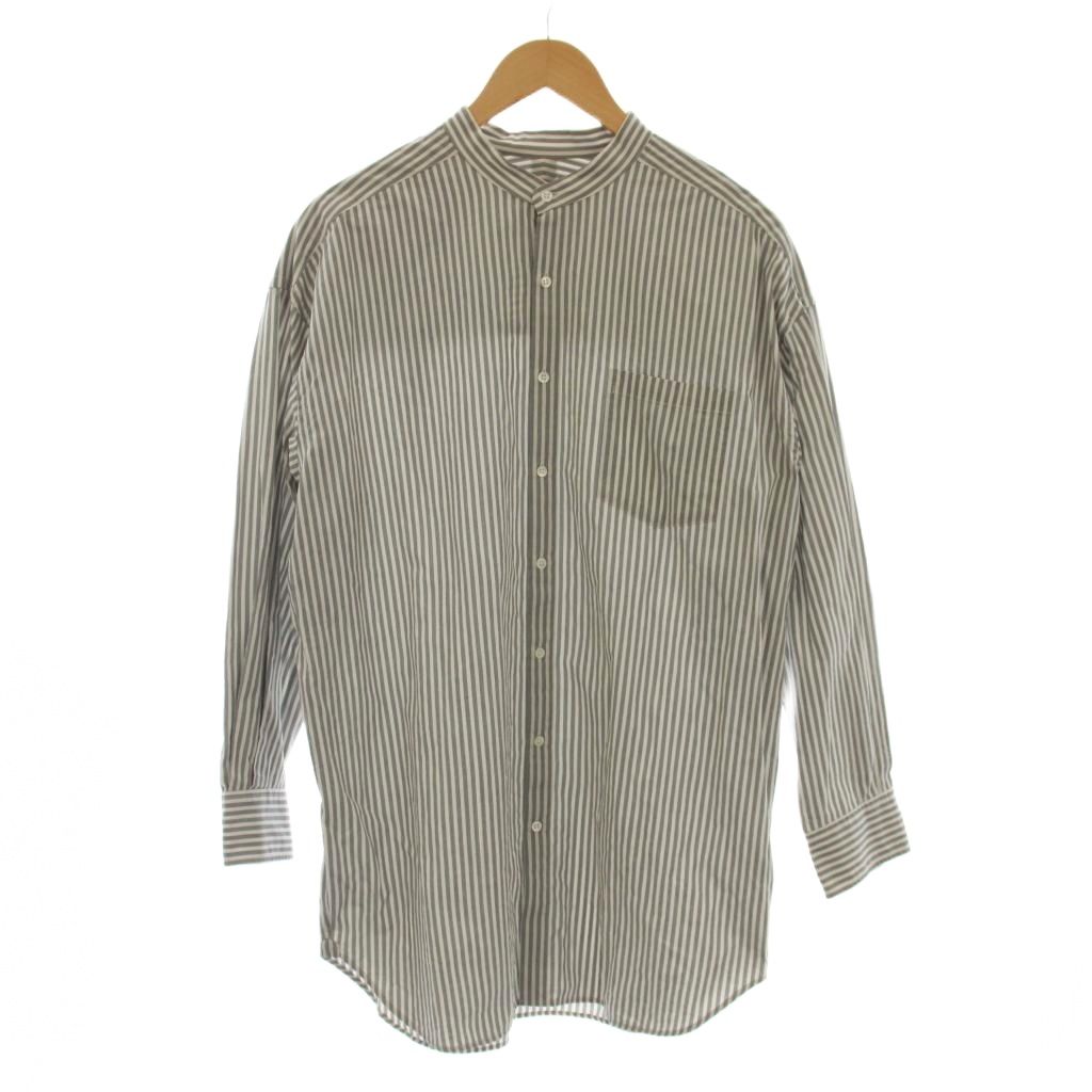 【中古】フレームワーク Framework 22AW シャツ 白 ホワイト グレー ストライプ柄 バンドカラー 長袖 /LP メンズ 【ベクトル 古着】 260511ブランドフレームワーク Framework表記サイズ実寸サイズをご覧ください実寸サイズ肩幅：56cm　身幅：64cm　着丈：86cm　袖丈：53cm　　素材綿色白 ホワイト グレー状態使用感が少なく、かなり状態の良い商品です。 ※あくまでも中古品ですので掲載写真や記載内容をご確認いただき、ご理解の上ご購入ください。備考（株)ベイクルーズ商品のお問い合わせの回答を休止しております。＊各商品ページの商品詳細等をご確認の上ご購入ください。【中古】フレームワーク Framework 22AW シャツ 白 ホワイト グレー ストライプ柄 バンドカラー 長袖 /LP メンズ 【ベクトル 古着】 260511状態ランク　”A”詳細については、下記および「状態ランクについて」ページをご覧ください。未使用・新品の商品ほぼ新品同様の商品使用感が少なく、かなり状態の良い商品使用感はあるが、傷や汚れの少ない商品使用感の他、傷や汚れが見られる商品かなり大きな傷みがある難あり商品※S〜CランクはUSED品となりますので、使用感をご理解の上でご入札下さい。状態ランクについてinformationブランドフレームワーク Framework表記サイズ実寸サイズをご覧ください実寸サイズ肩幅：56cm　身幅：64cm　着丈：86cm　袖丈：53cm　　素材綿色白 ホワイト グレー状態使用感が少なく、かなり状態の良い商品です。 ※あくまでも中古品ですので掲載写真や記載内容をご確認いただき、ご理解の上ご購入ください。備考（株)ベイクルーズ商品のお問い合わせの回答を休止しております。＊各商品ページの商品詳細等をご確認の上ご購入ください。本商品は一点物です他サイトや店舗にて販売している商品です。多少のお時間差にて欠品になることもございます。予めご了承頂ますようお願い致します。ベクトル・サイズガイドはこちらこの商品と同じブランドの商品を見る