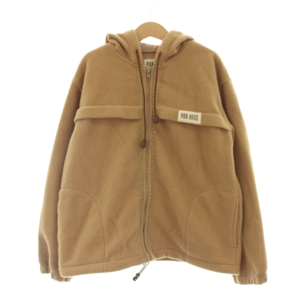 Rakuten - 【中古】ピンクハウス PINK HOUSE ジャケット 子ども服 女の子 M ベージュ 無地 フード 長袖 /LP キッズ 【ベクトル 古着】 260515