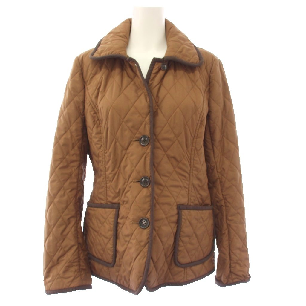 Rakuten - 【中古】レリアン Leilian キルティングジャケット 中綿 アウター 11 茶 ブラウン /TK レディース 【ベクトル 古着】 260518