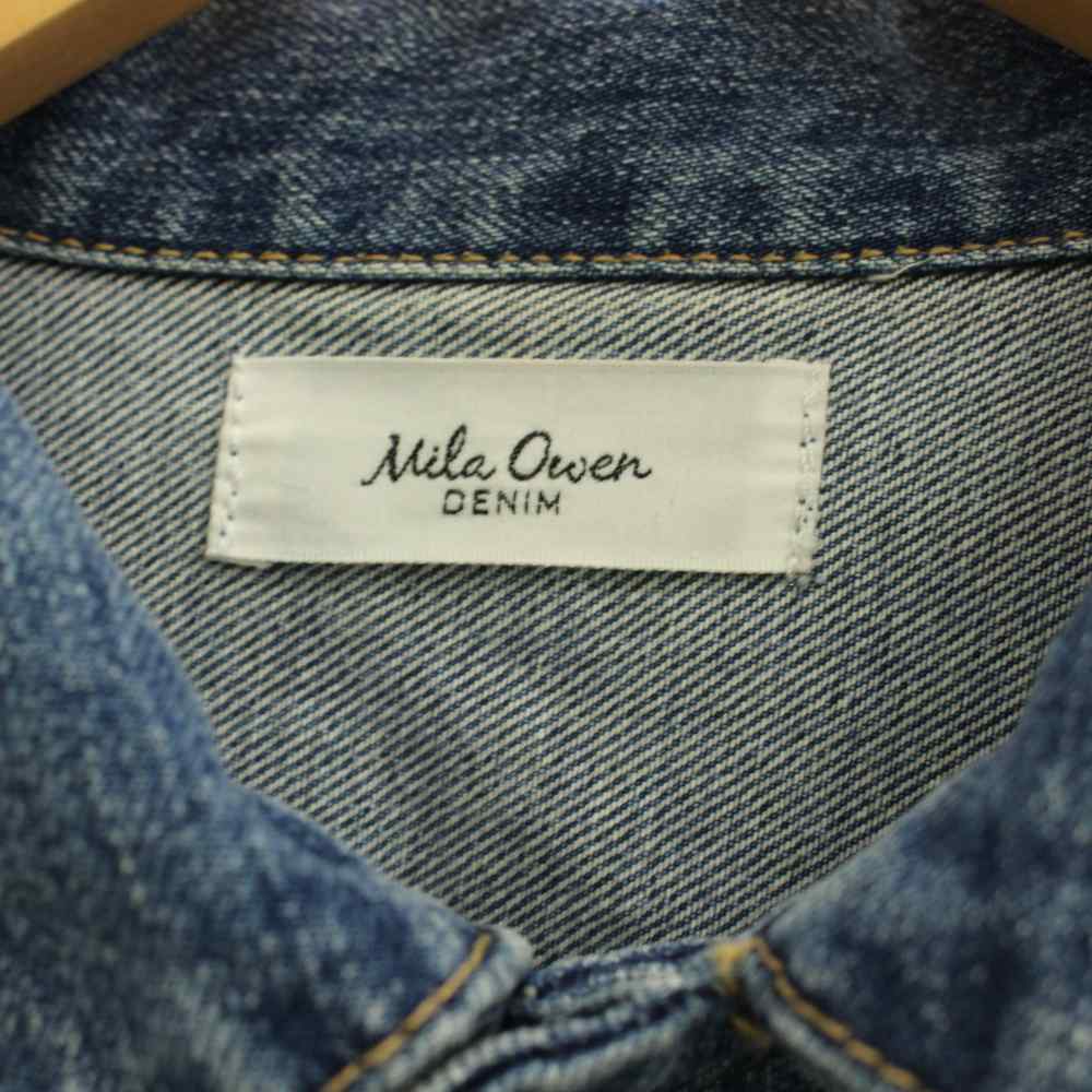 【中古】ミラオーウェン Mila Owen 24AW 後ろタックロングGジャン ジャケット F 青 長袖 無地 レギュラーカラー 09WFJ244101 /JP レディース 【ベクトル 古着】 260515 auc-vector-20916569 ブランド古着の買取販売ベクトル サンプル画像3
