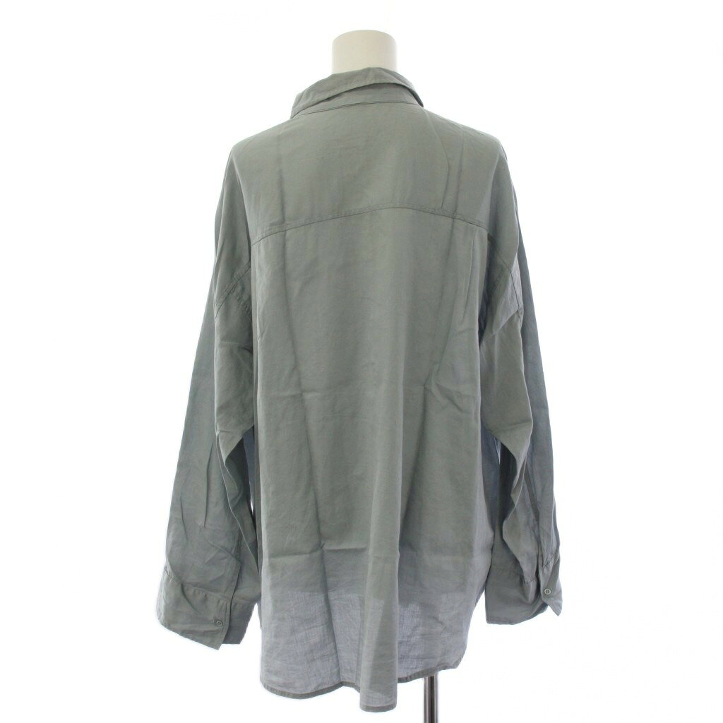 【中古】ミラオーウェン Mila Owen 21SS シャツ ブラウス 長袖 F ブルー 09WFB211310 /BM レディース 【ベクトル 古着】 260521 auc-vector-20917954 ブランド古着の買取販売ベクトル サンプル画像3