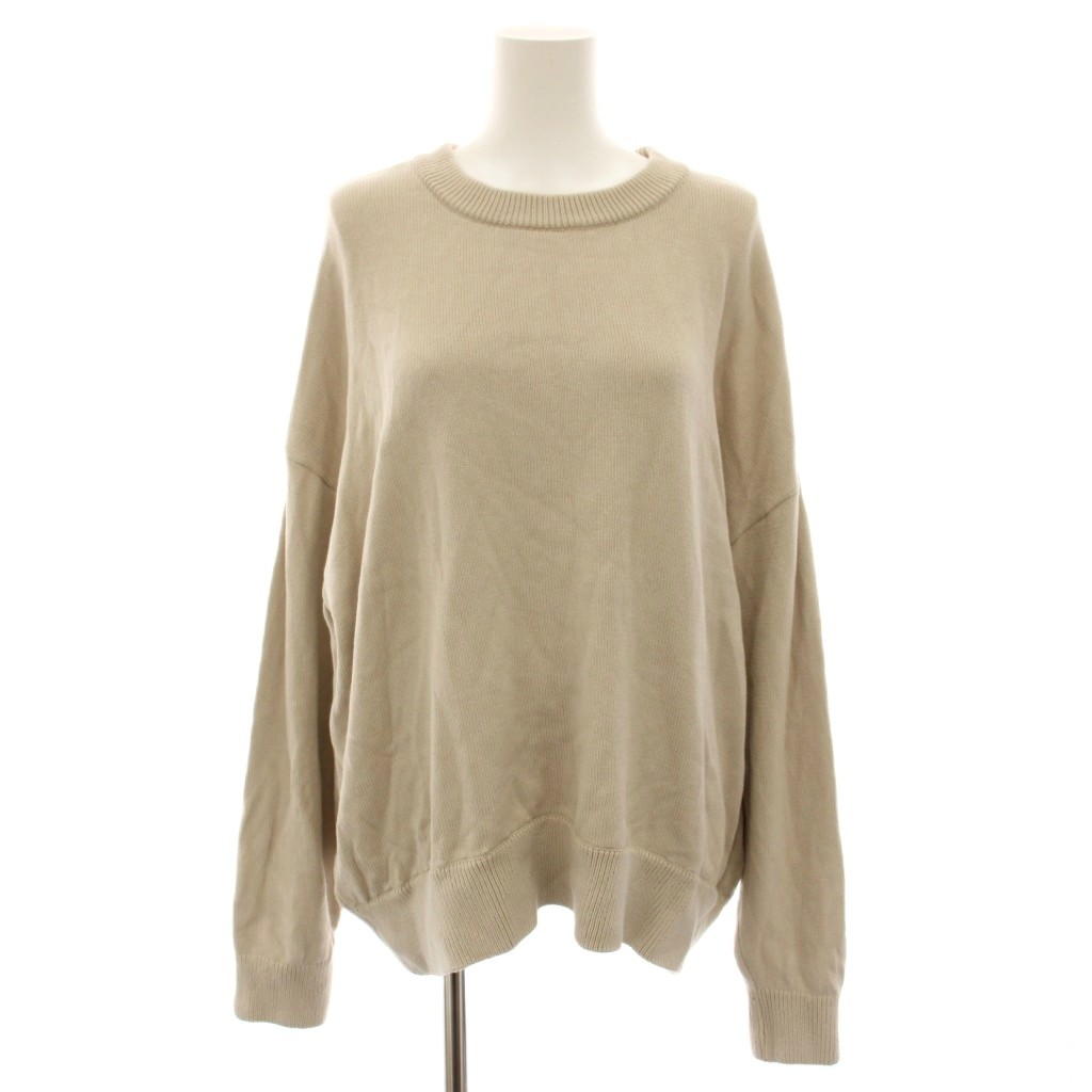 樂天商城 - 【中古】ドゥーズィエムクラス DEUXIEME CLASSE エブリデイアイライク EVERYDAY I LIKE 26SS ベーシックニット セーター クルーネック 長袖 ベージュ 26080500801010 /YT レディース 【ベクトル 古着】 260518