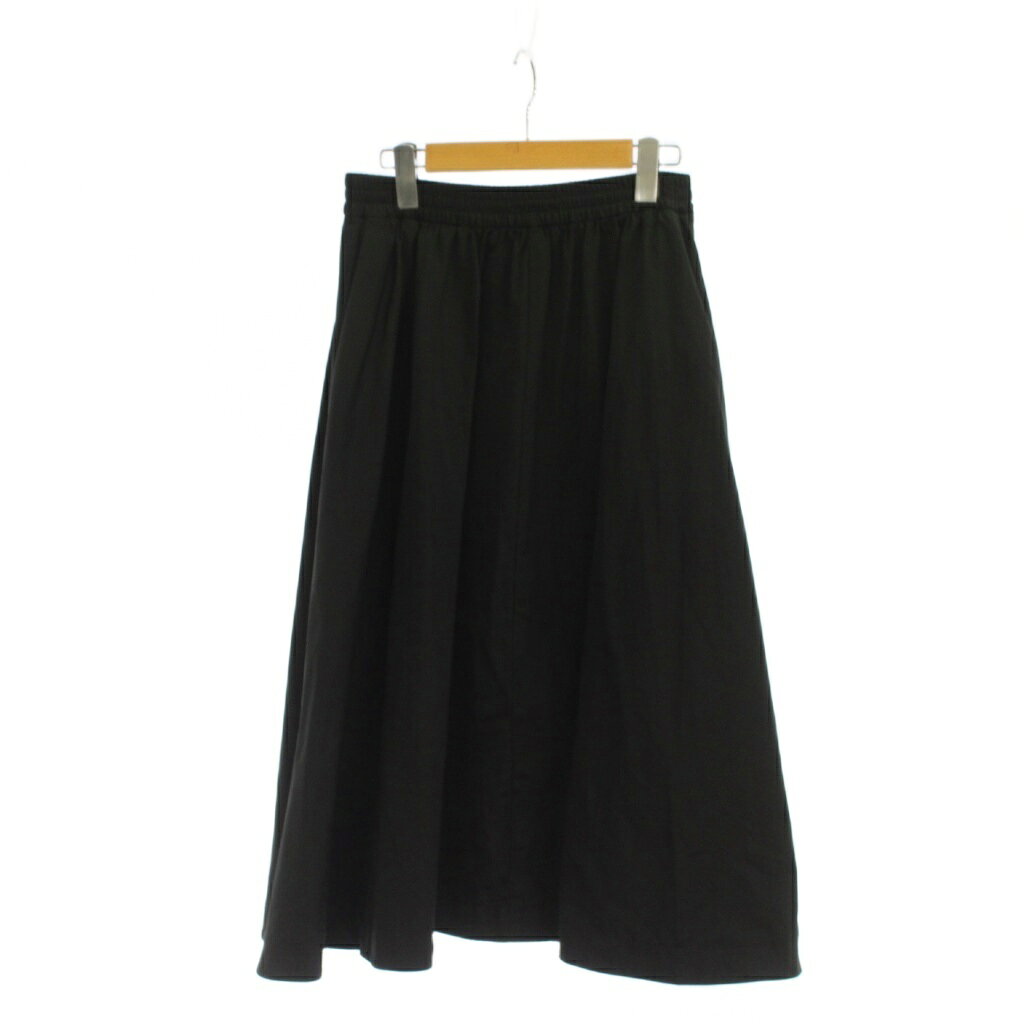 乐天商城 - 【中古】ザラ ZARA スカート XS 黒 ミモレ丈 フレア ゴムウエスト /JP レディース 【ベクトル 古着】 260520