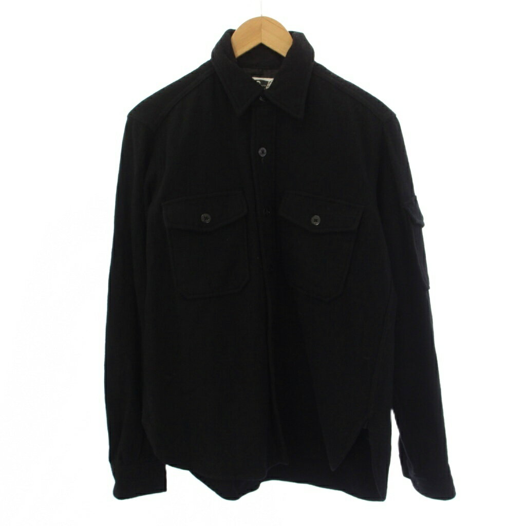エンジニアードガーメンツ Engineered Garments シャツ 長袖 ウール ナイロン S 黒 /BM メンズ  260521