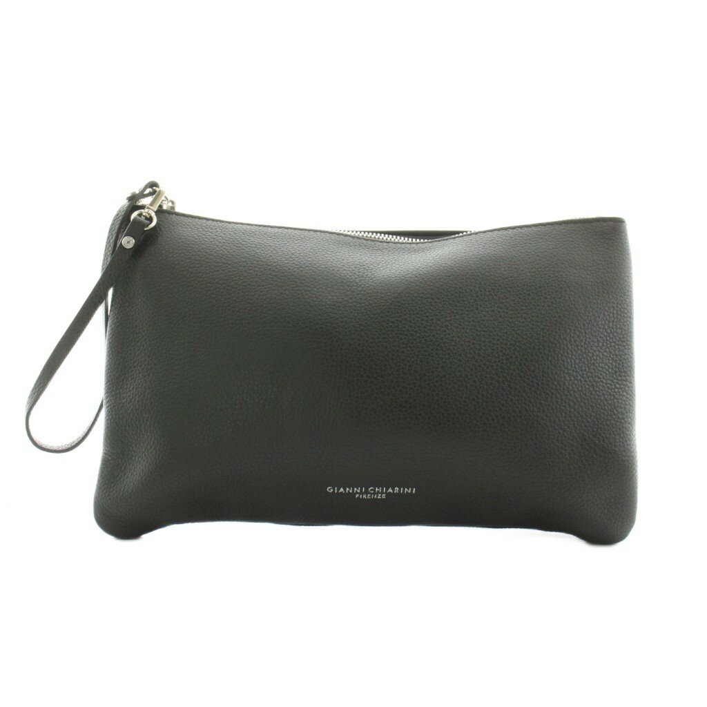 【中古】ジャンニカリーニ GIANNI CHIARIN セカンドバッグ クラッチバッグ レザー 黒 ブラック /AN28 レディース 【ベクトル 古着】 260527