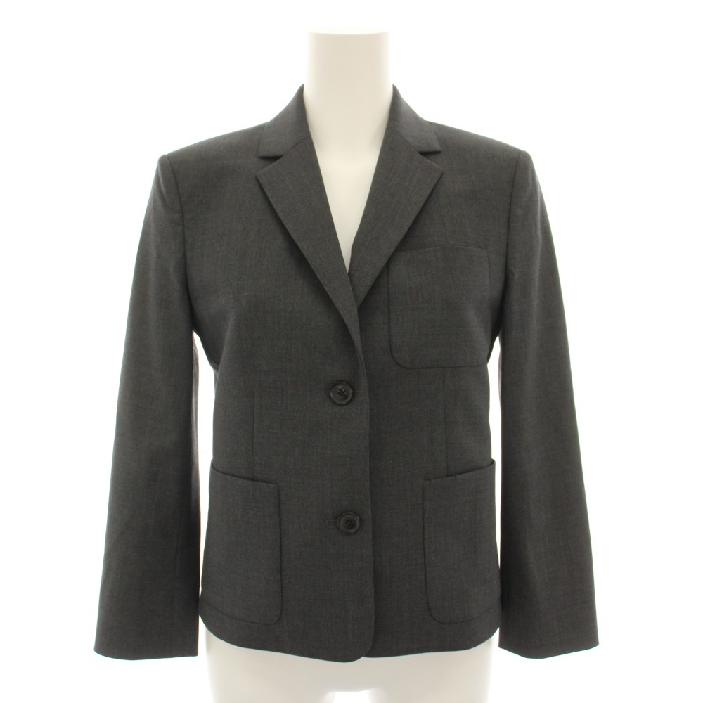 セオリー Theory 24SS トレーサブルウールシュランクパッチポケット TRACEABLE WOOL SHRKN PATCH PKT テーラードジャケット シングル 00 グレー 01-4104106 /YT レディース  260522