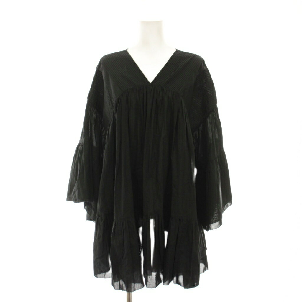 ドゥーズィエムクラス DEUXIEME CLASSE エブリデイアイライク EVERYDAY I LIKE 25AW Dramatic Blouse ブラウス カットソー プルオーバー 長袖 黒 25051586806030 /YM  260523